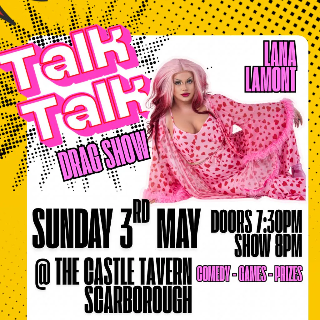TALK TALK - Lana Lamont @ The Castle Tavern - Sunday 3rd May at The Castle Tavern Pub Scarborough