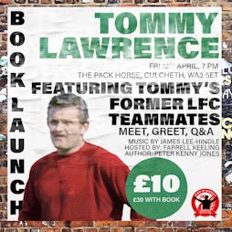 Tommy Lawrence Book Launch - Warrington Tickets | The Pack Horse Inn Culcheth  | Fri 12th April 2024 Lineup