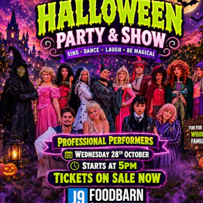 Family Halloween party and show