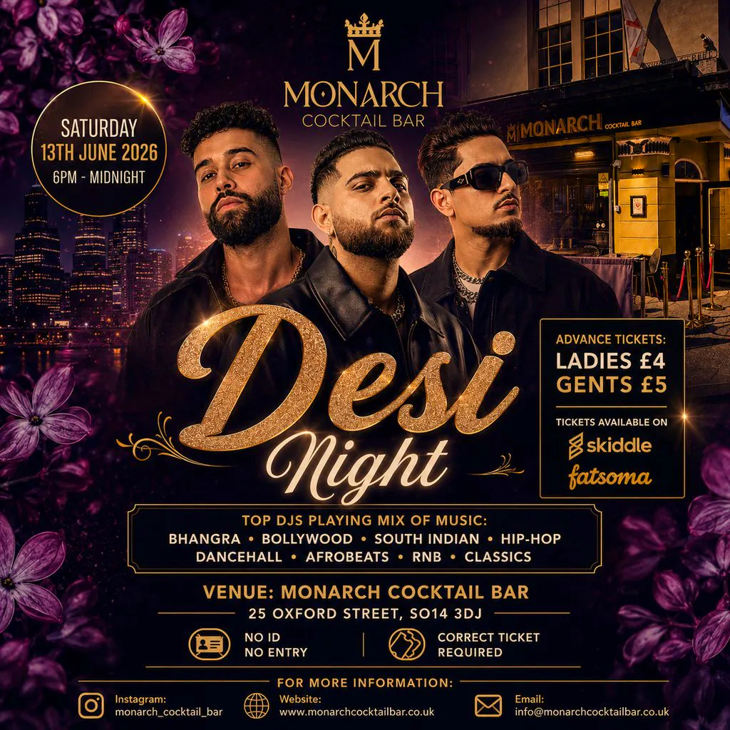 Monarch Desi Night at Monarch Cocktail Bar