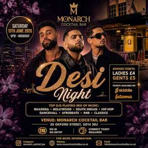 Monarch Desi Night