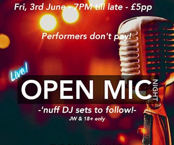 Open mic evening 