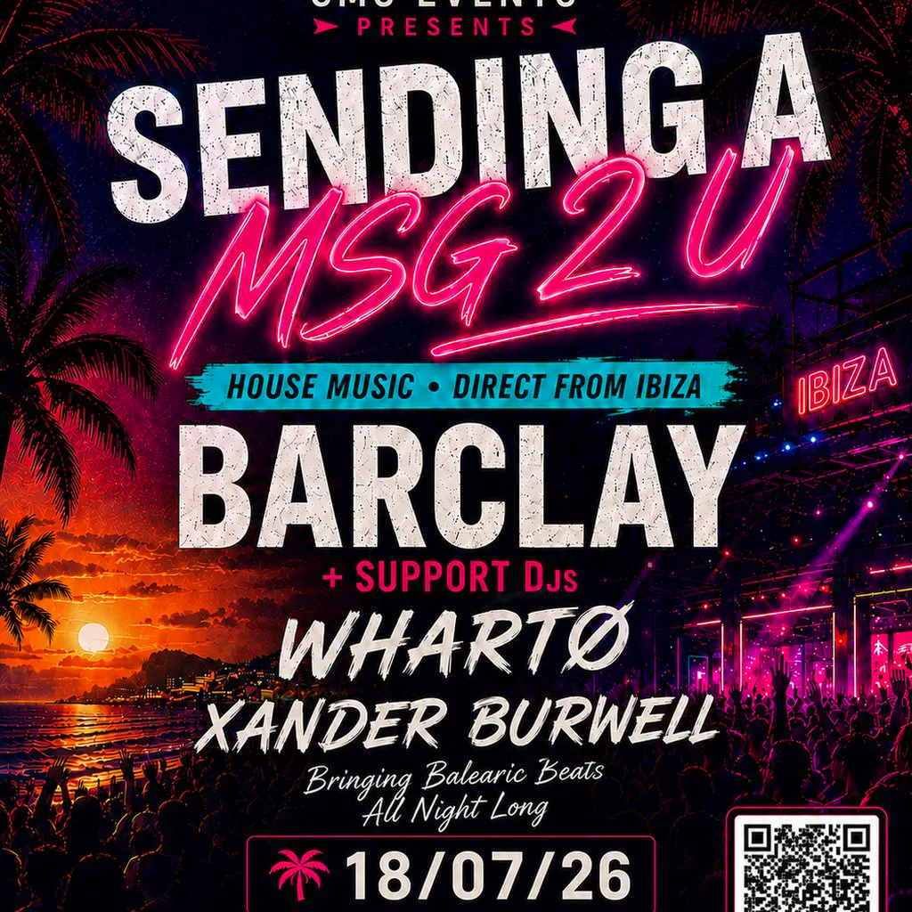S.M.S Events presents Barclay plus Wharto & Xander Burwell at The Local Loanhead