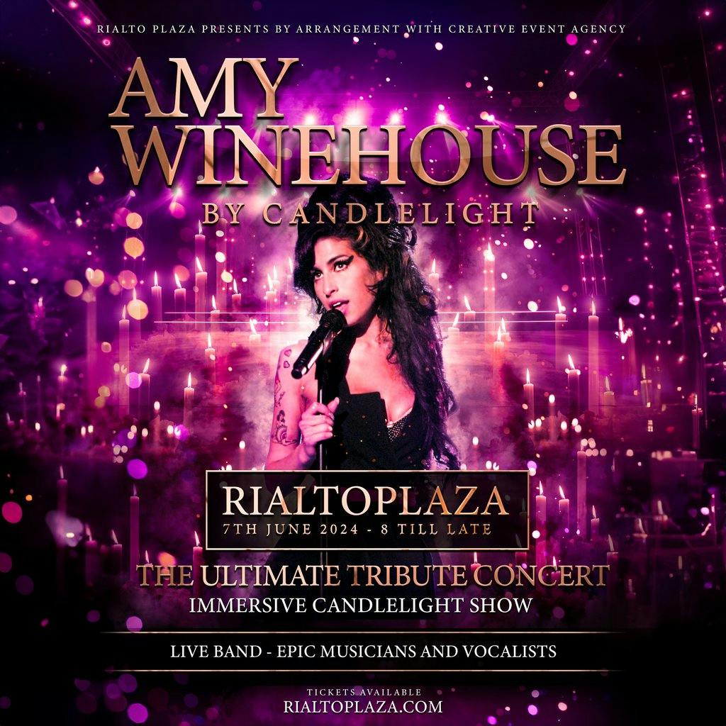 Amy WineHouse By Candlelight Rialto Theatre Coventry Fri 07 June 2024