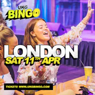 UKG BINGO Sat 11th April London at Cococure Aldgate