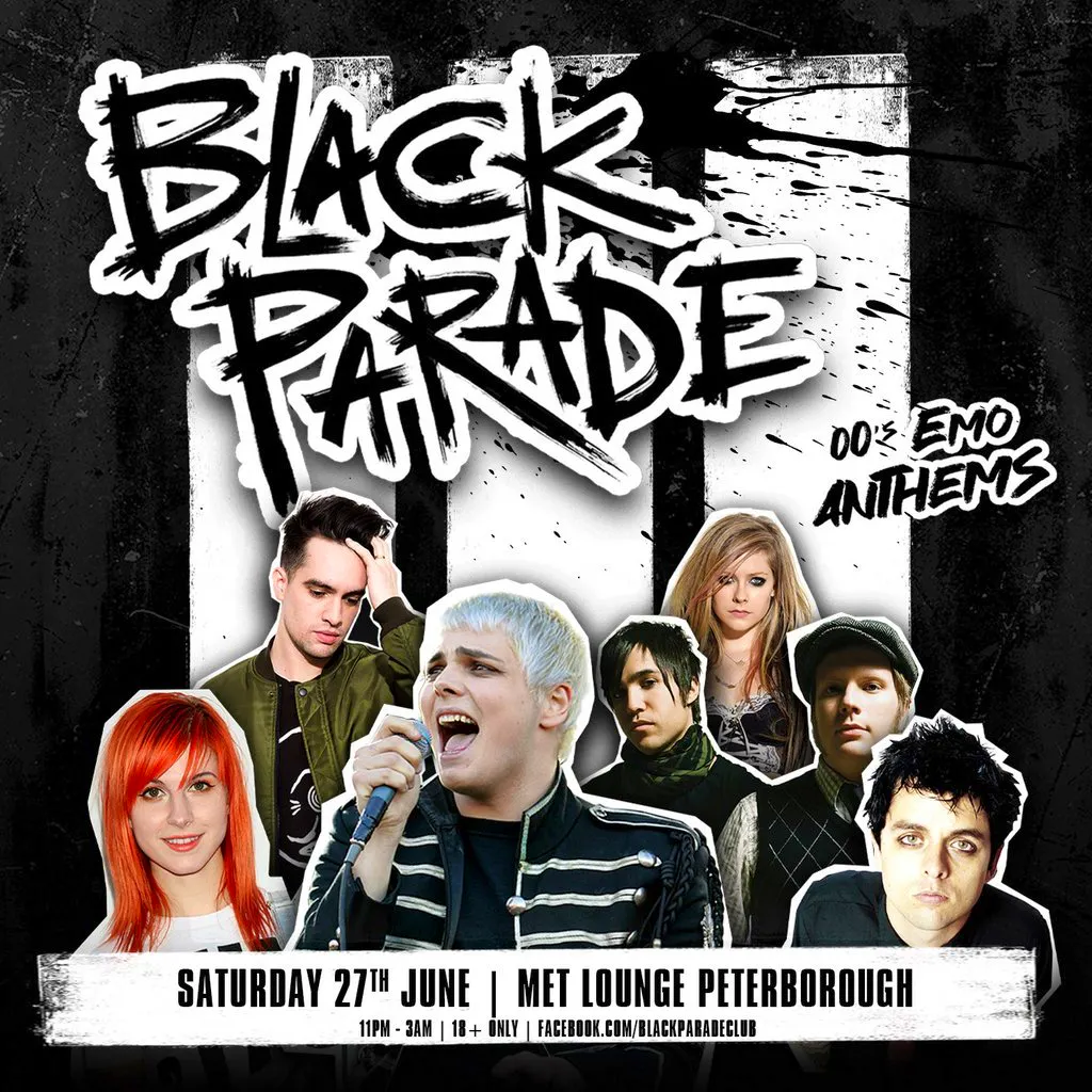 The return of The Black Parade - Emo Anthems all night long! at The Met Lounge