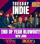 Tuesday Indie at Ziggys END OF YEAR BLOWOUT 18 June