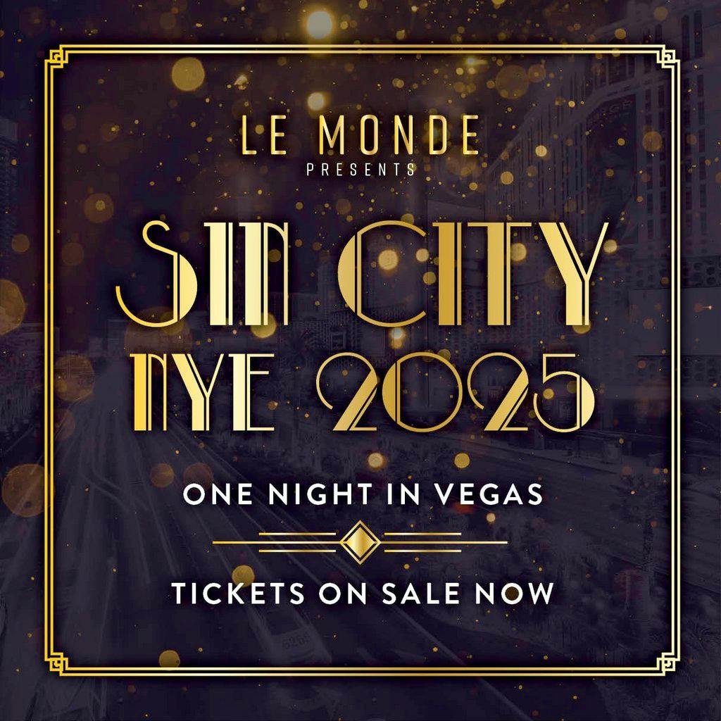 Sin City NYE - One Night in Vegas! at LE MONDE