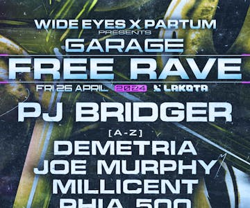 Wide Eyes x Partum: Free Garage Rave