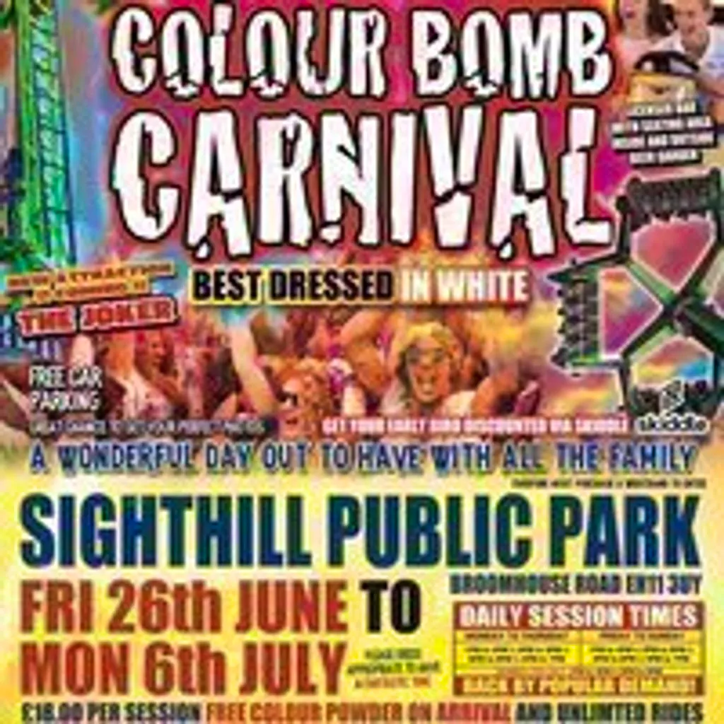 Taylor's of Edinburgh presents Colour Bomb Carnival 2026! at Sighthill Public Park