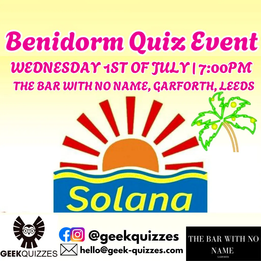 Benidorm TV Series Quiz Event at The Bar With No Name
