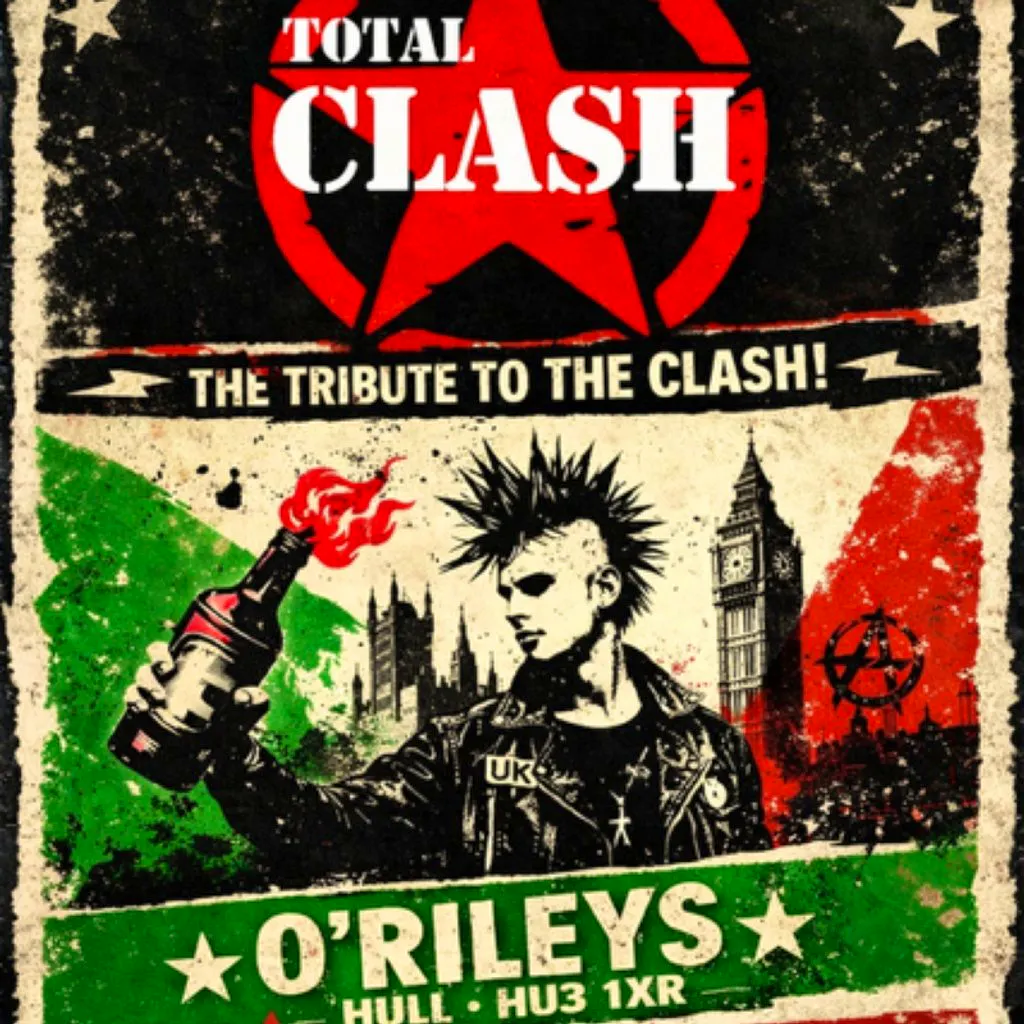 Total Clash & support to be announced at ORILEYS LIVE MUSIC VENUE