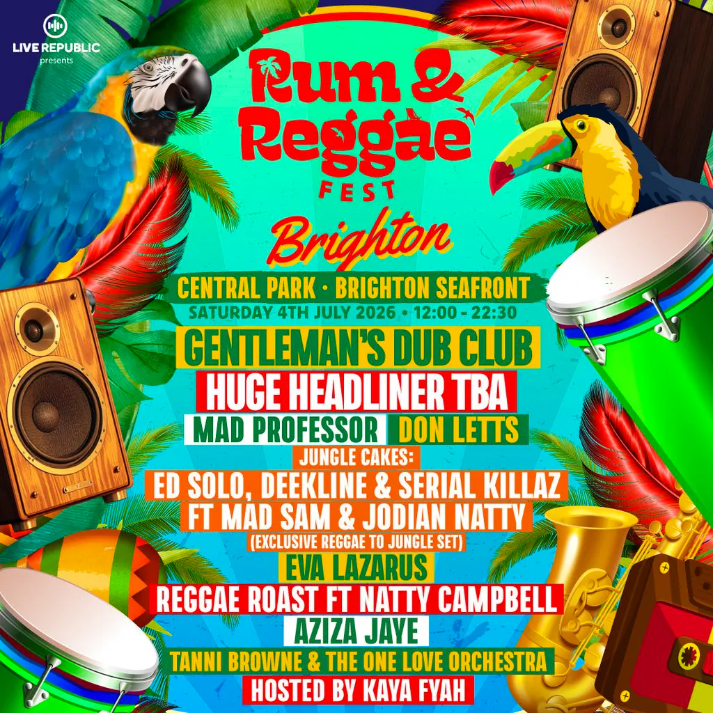 Rum & Reggae Fest | Central Park Brighton Seafront at Brighton Beach, Madeira Dr