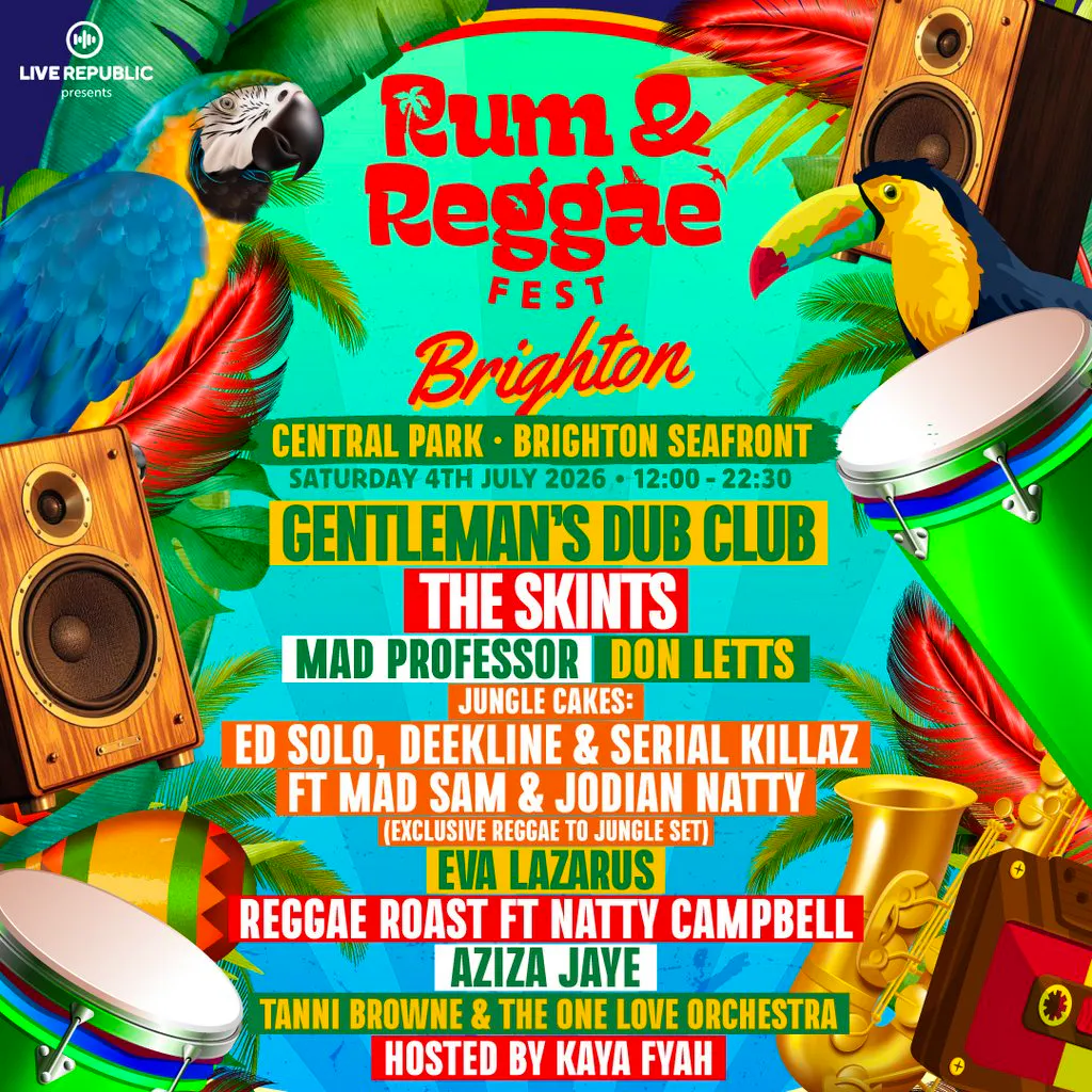 Rum & Reggae Fest | Central Park Brighton Seafront at Brighton Beach, Madeira Dr