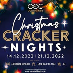 Christmas Cracker Night | The OEC Sheffield  | Wed 14th December 2022 Lineup