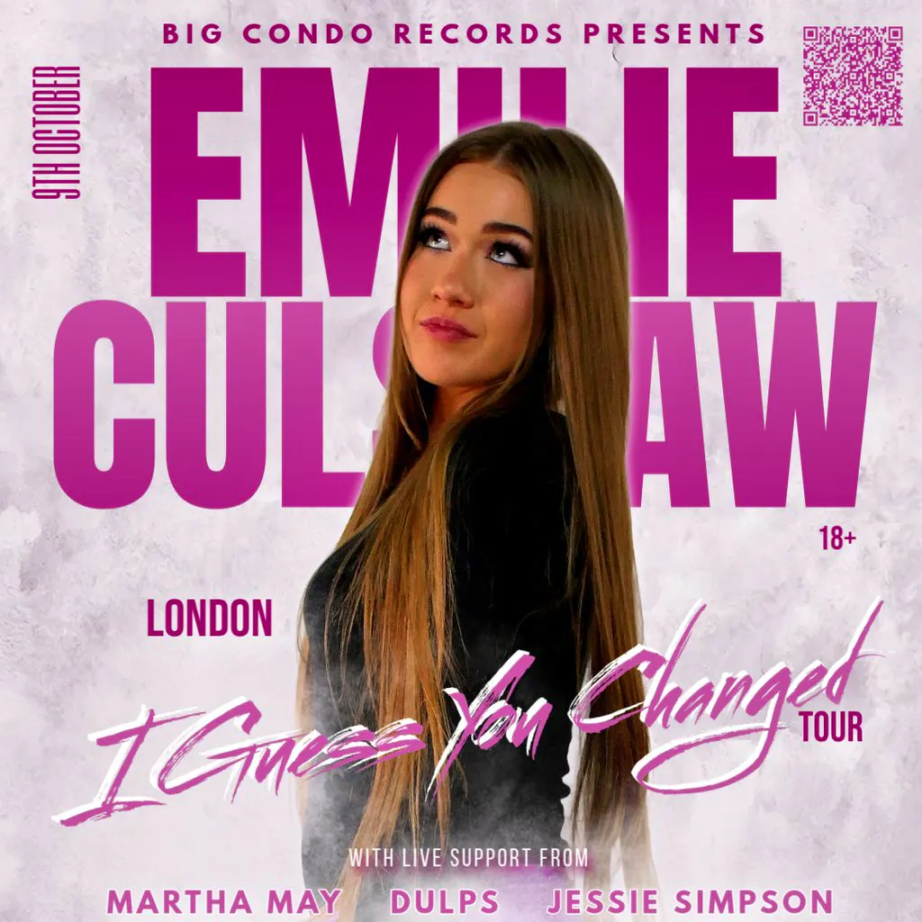 Big Condo Records Presents Emilie Culshaw IGYC Tour London at Hope And Anchor