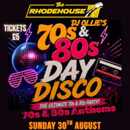 70s & 80s Day Disco at The Rhodehouse