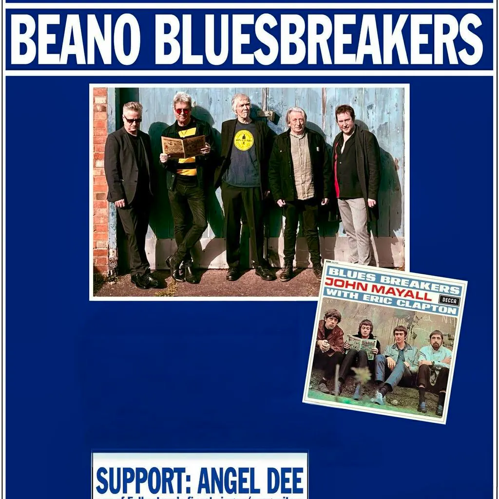 Sonny Flint's BEANO BLUESBREAKERS plus support Act : Angel Dee at The Music Workshop Folkestone