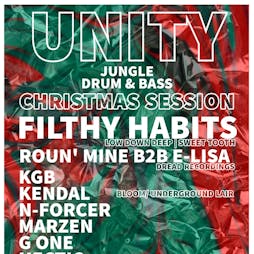 Unity Christmas Session Presents Filthy Habits @ Vines Derby Tickets | Vines Bar Derby  | Sat 3rd December 2022 Lineup