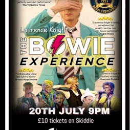 The Bowie experience Tickets | The Sound Lounge Darwen Darwen  | Sat 20th July 2024 Lineup