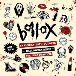Bollox Halloween Mince Tickets | The Deaf Institute Manchester  | Sat 29th October 2022 Lineup
