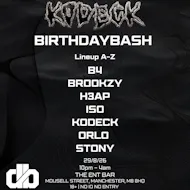 Distorted Bass - Kodeck Birthday Bash at THE ENT BAR