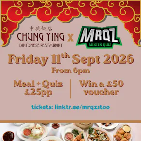 Meal + Quiz Night at Chung Ying Cantonese