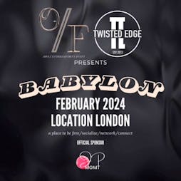 Ohh F Presents Babylon Tickets | PURE Bexleyheath Bexleyheath  | Fri 12th April 2024 Lineup