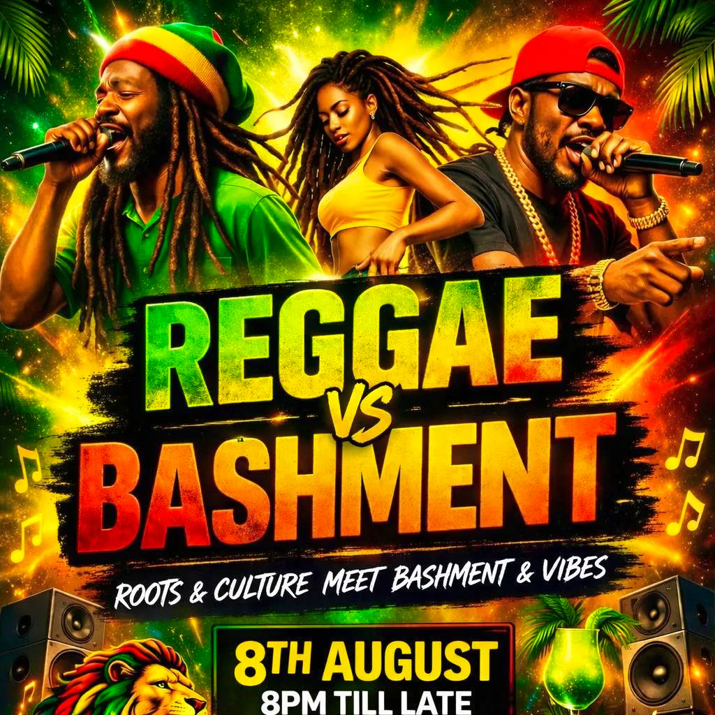 Reggae Vs Bashment - Jamaica Independence Day at Reggae Lounge