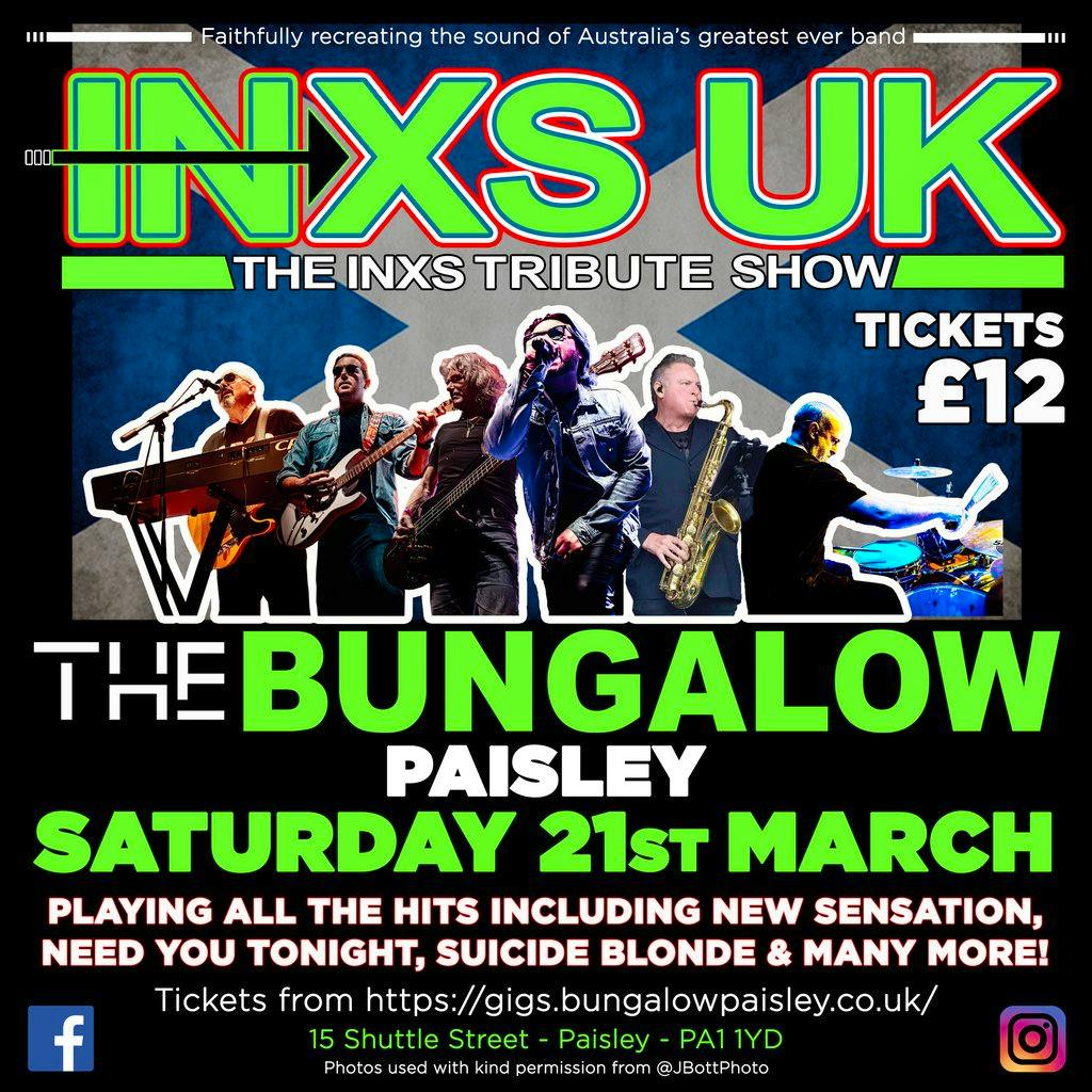 INXS UK  Tribute to INXS at The Bungalow Bar