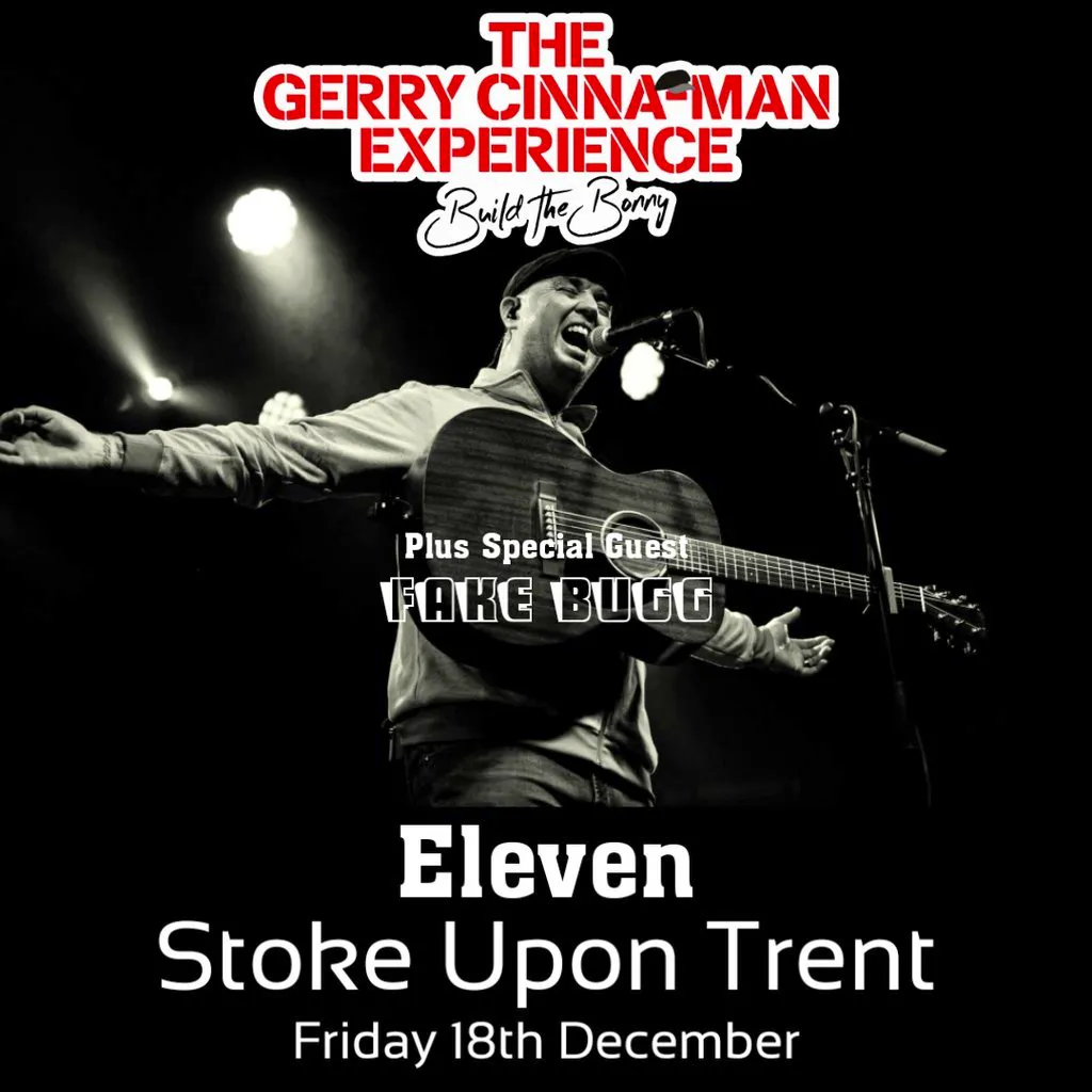 The Gerry Cinna-Man Experience at Eleven Music Venue