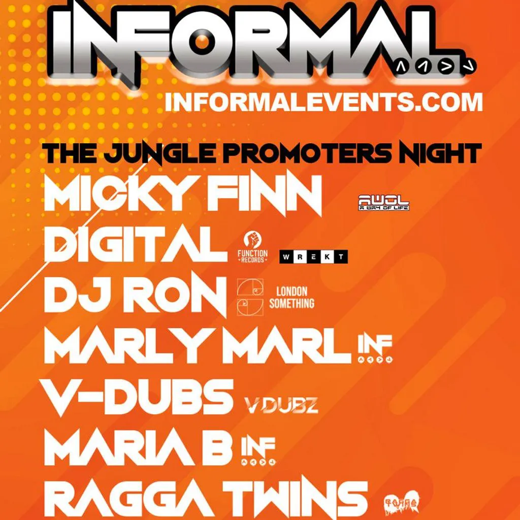 Informal: Jungle promoters night at Basing House