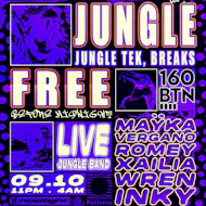 GRASSROOTS - FREE entry - Jungle, Jungle Tek, Breaks - 09/10 at Patterns Brighton