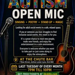 Monthly Autism Open Mic Event