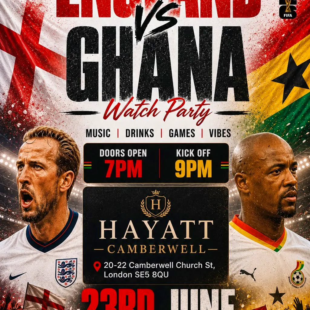 England VS Ghana - Watch Party at Empire Lounge And Bar