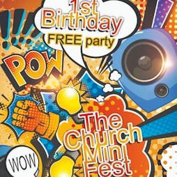 The Church Presents - The 1st Birthday Mini Fest Tickets | The Church Derby Derby  | Sat 3rd August 2024 Lineup