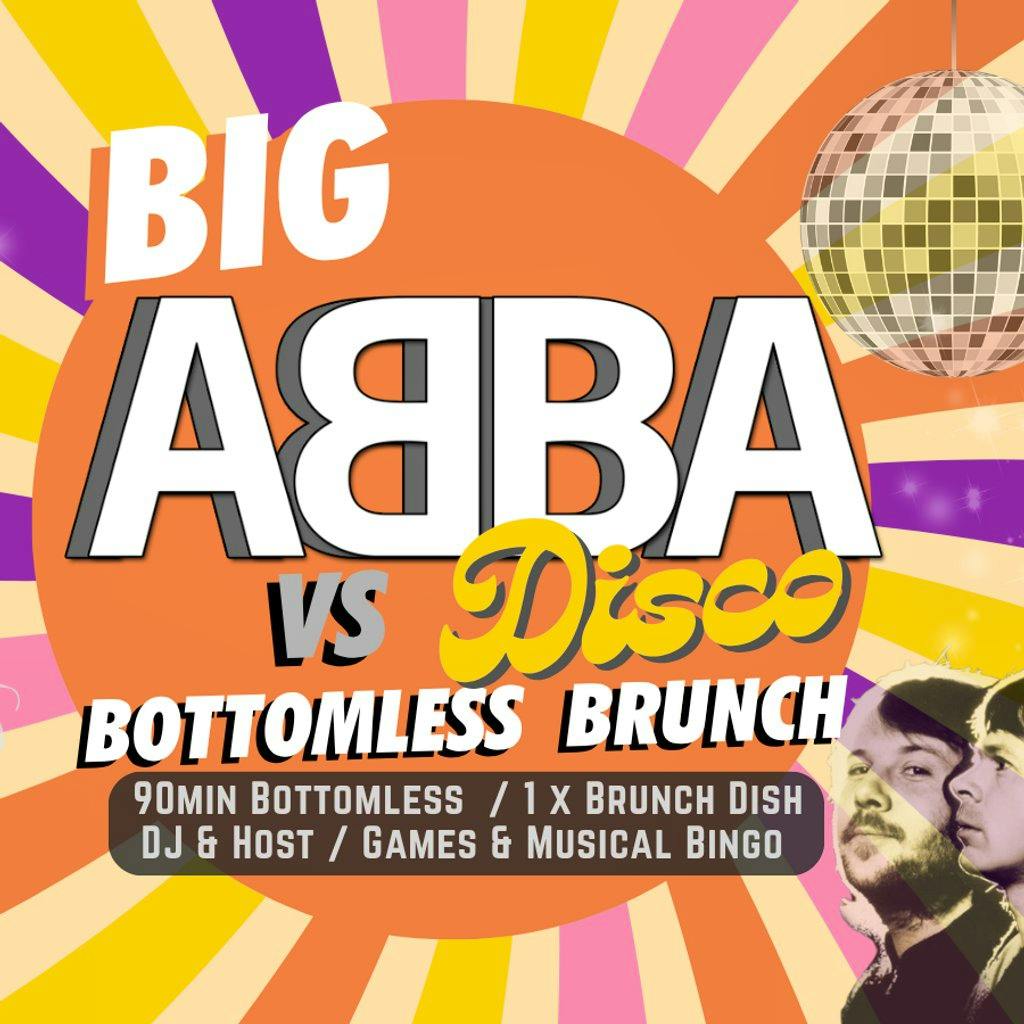 Big Abba vs Disco Bottomless Brunch at Big Belly Bar And Comedy Club Southbank