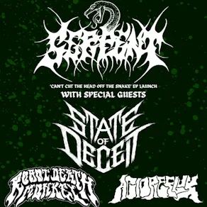 Serpent 'Can't Cut The Head Off The Snake' EP Launch
