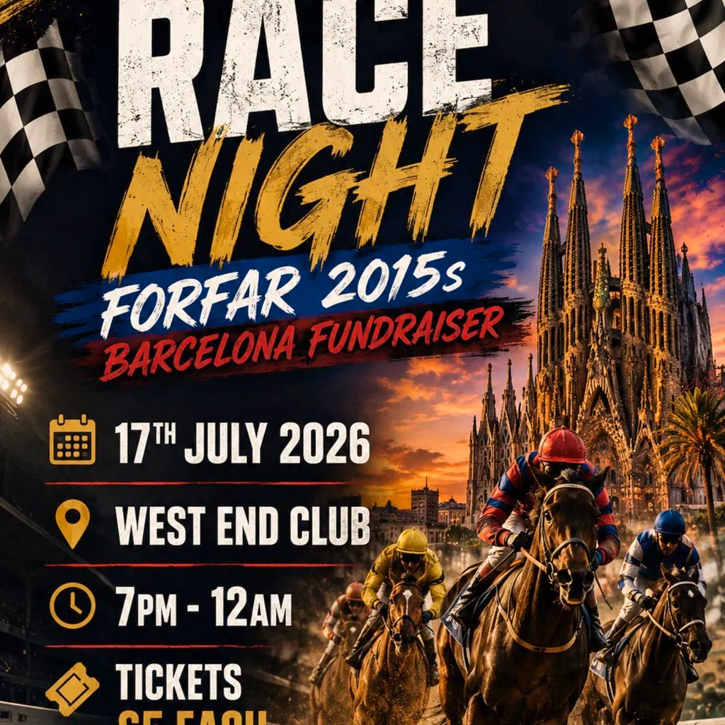 Forfar 2015s Race night fundraiser at Forfar West End Social Club