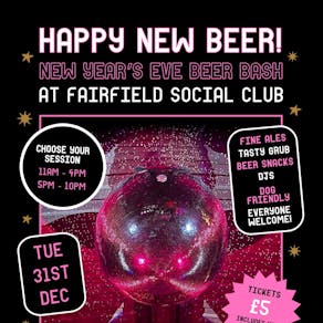 New Year's Eve Beer Bash at Fairfield Social Club