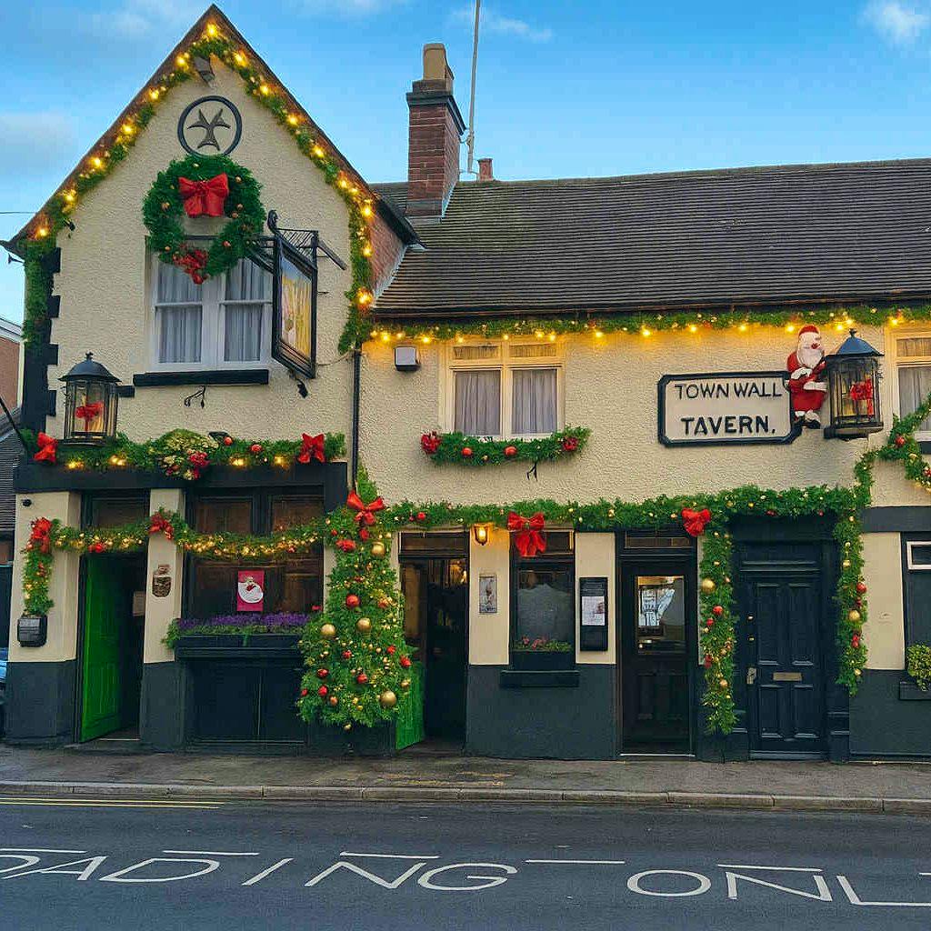 Visit Santa's Grotto and see his Elves & Reindeer too! at The Town Wall Tavern