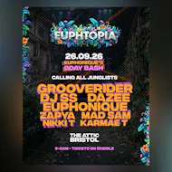 EUPHTOPIA - Euphonique Bday Bash w/ Grooverider, DJ SS + MORE at The Full Moon And Attic Bar