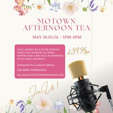 Motown Afternoon Tea! at Rainhill Hall