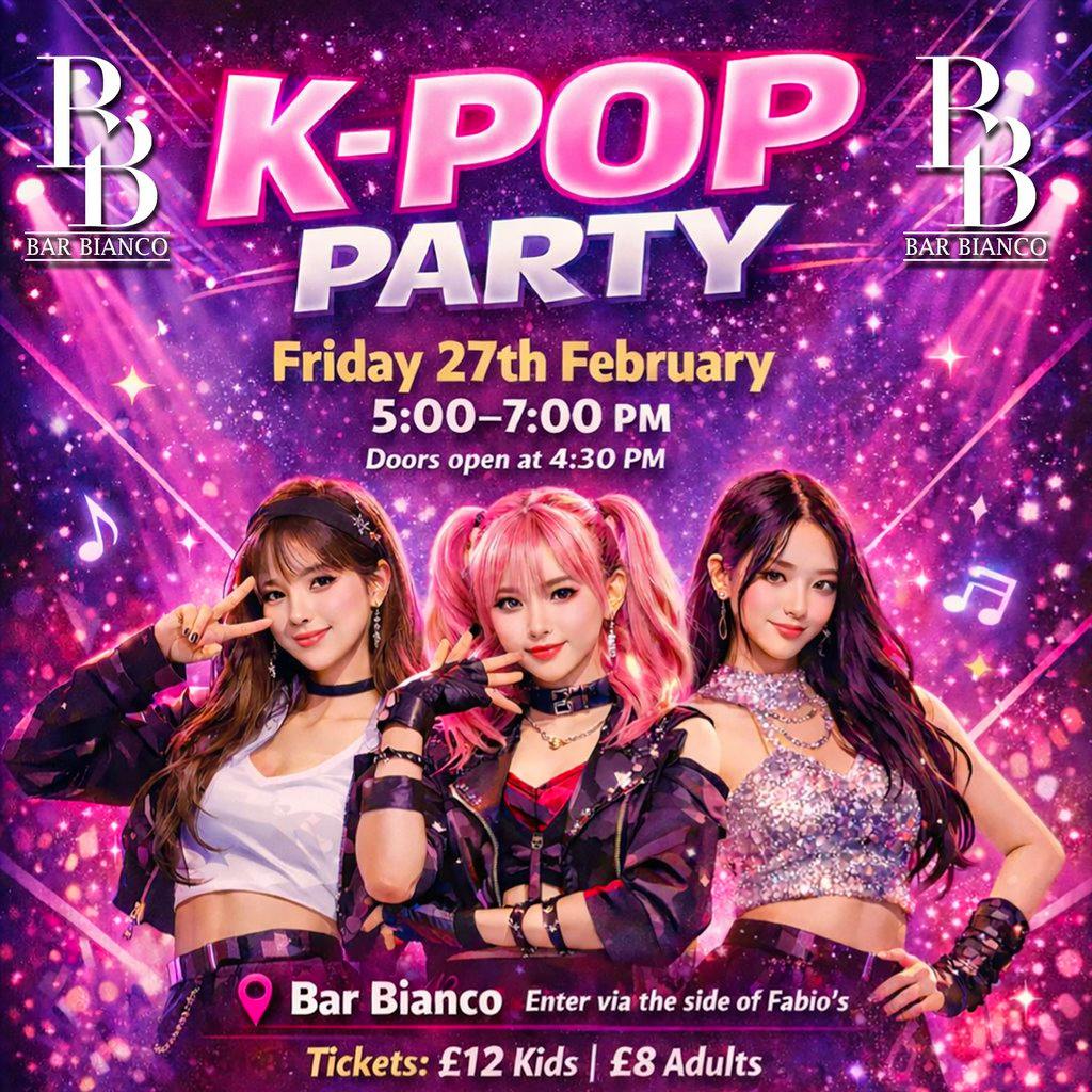 K-Pop party at Bar Bianco Chester Le Street