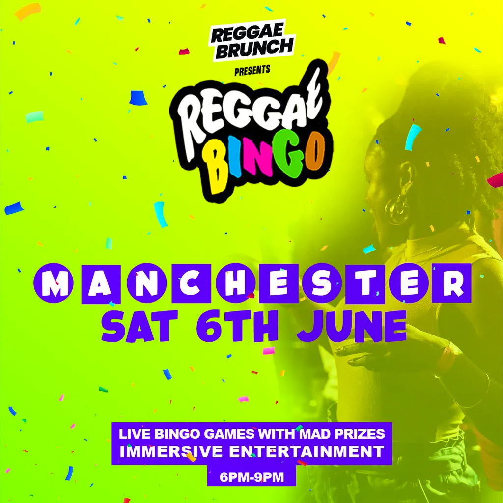 Reggae Bingo - Manchester - Sat 6 Jun at Area Manchester