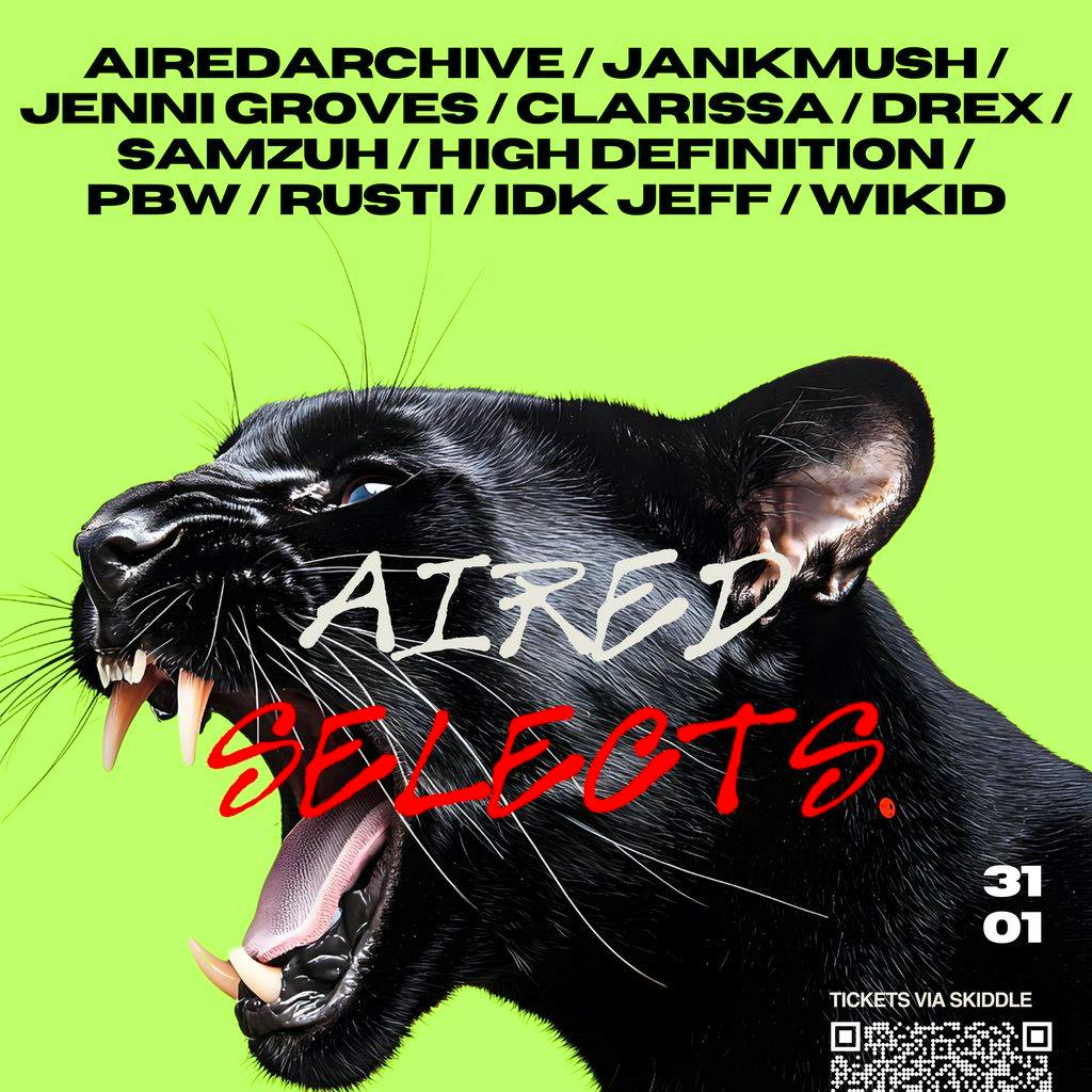 AIRED SELECTS @ UNDER the PROM: JANUARY 31st 2026 at UNDER THE PROM