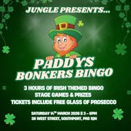 Jungle Presents - Paddys Day Bingo at Jungle Nightclub Southport
