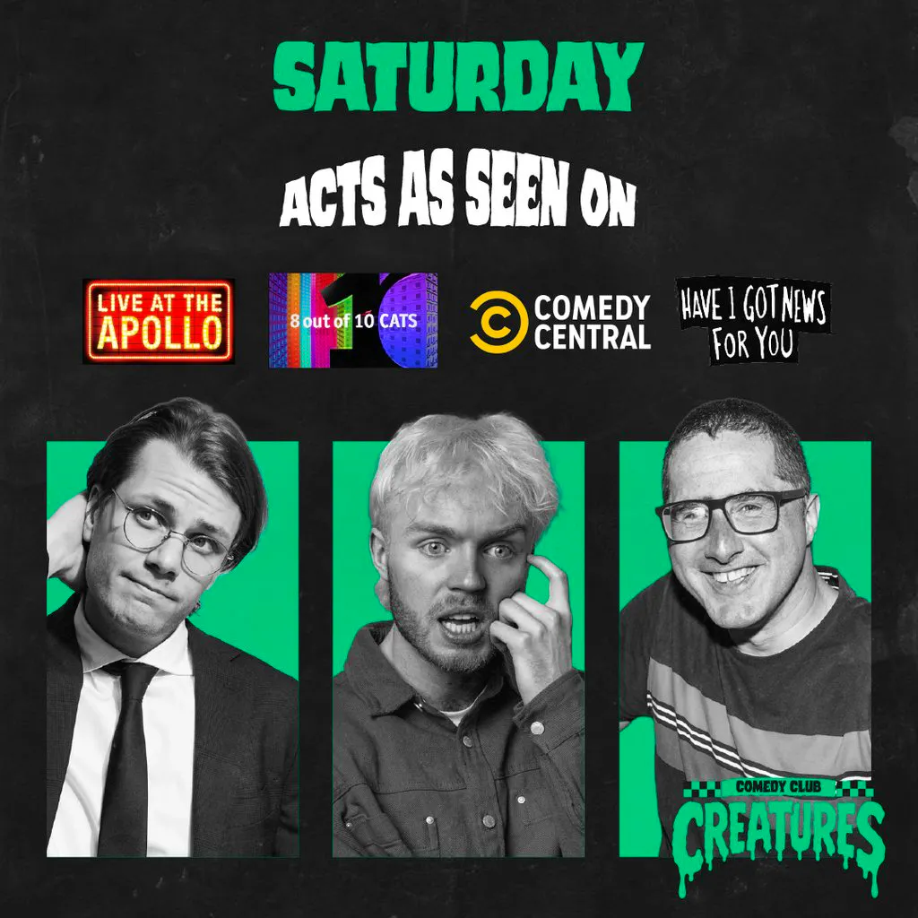 Saturday Night Showcase|| Creatures Comedy Club at Creatures Comedy Club