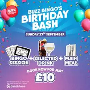 Buzz Birthday Bash 27/09 - Buzz Bingo Torquay