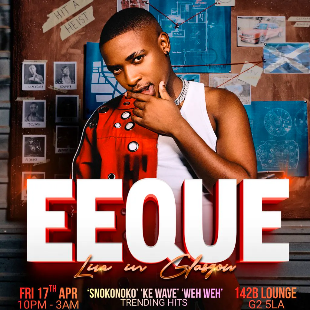 EEQUE: Live in Glasgow!! at 142B Lounge Glasgow